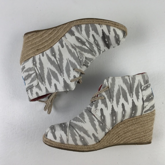 Toms Desert Wedge Shoes H6114837 - Picture 2 of 6